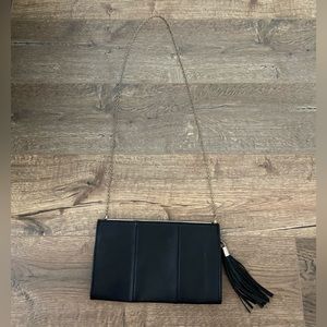 Black clutch or shoulder bag